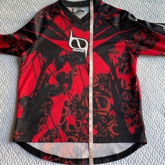 Motocross jersey L red & black MSR Axxis dirt bike - Picture 5 of 5